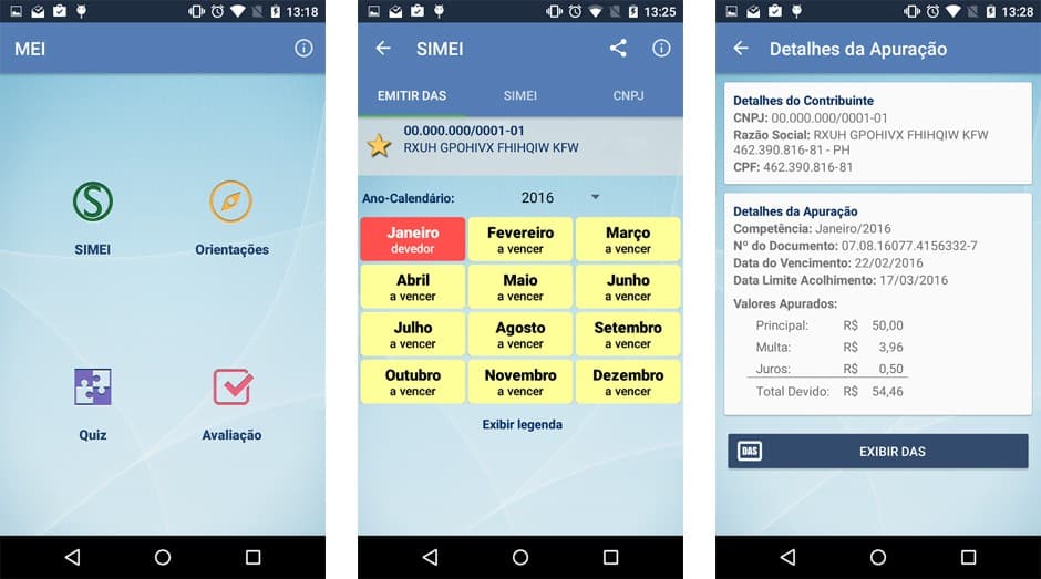 Aplicativo (APP) MEI