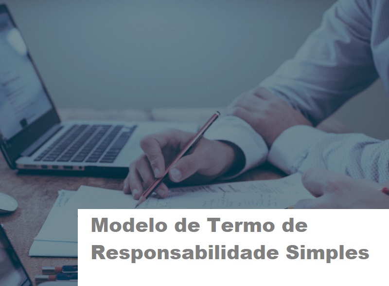 Modelo de Termo de Responsabilidade Simples